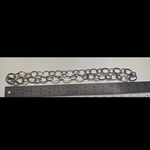 Chrome steel Chain Necklace